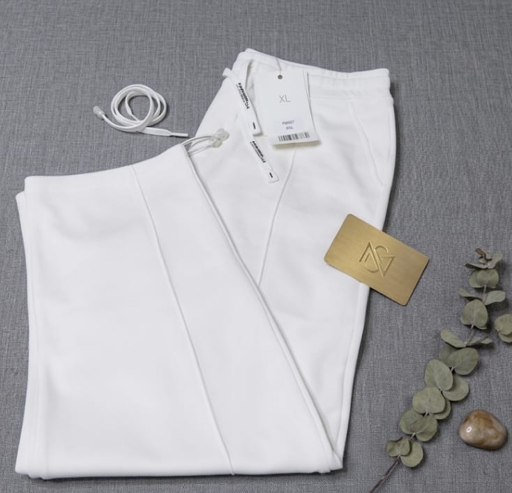 Men's white trousers