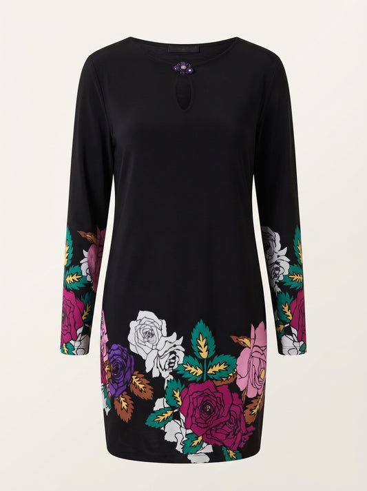 Women's tunic long crepe fabric.
